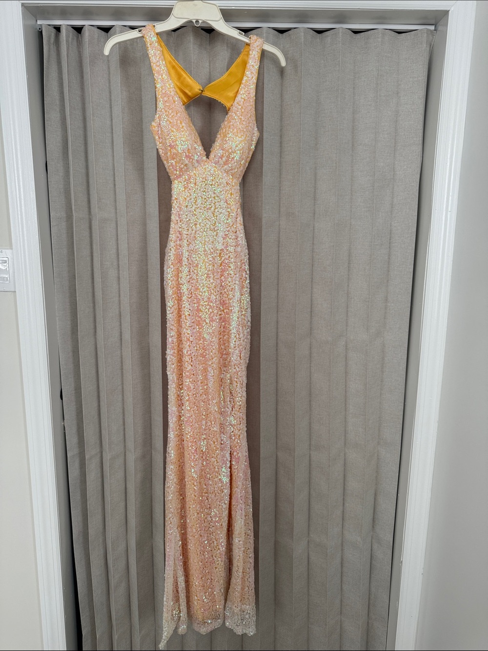 Faviana sequin gown